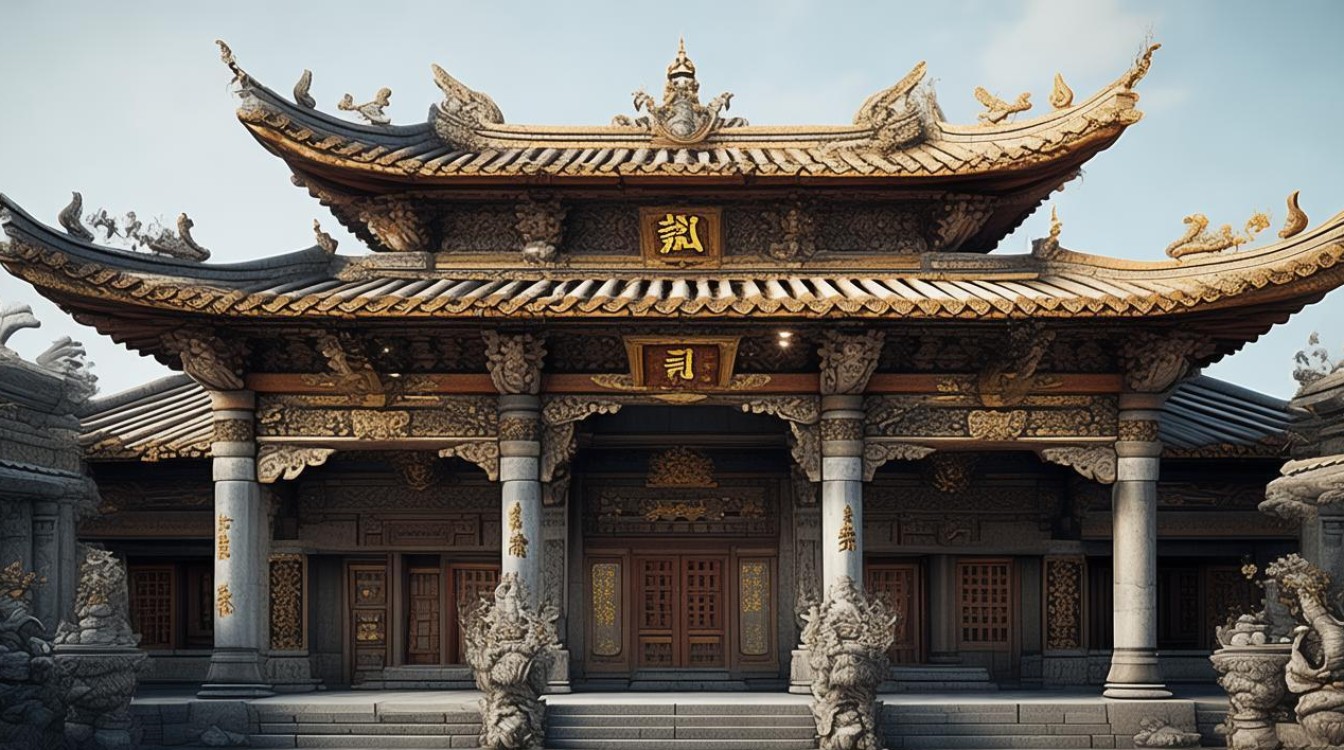 文昌会文大寺庙