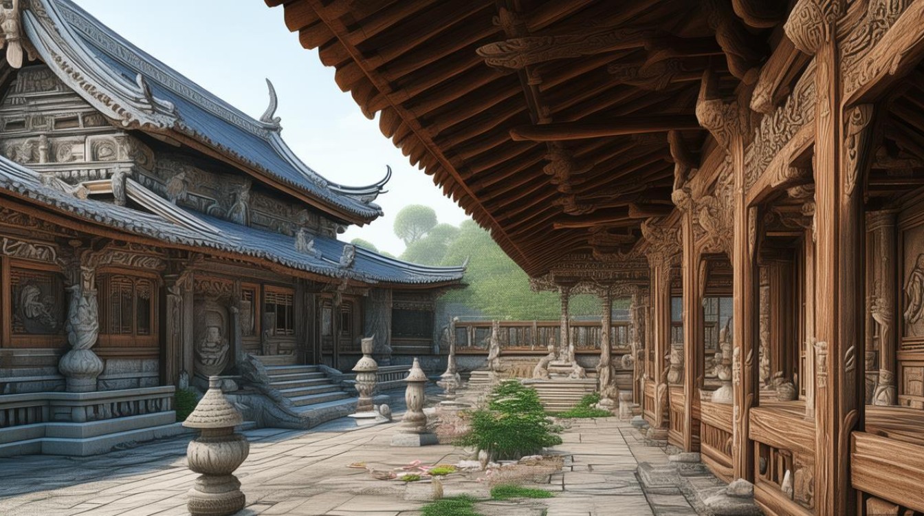 比丘尼寺庙建筑