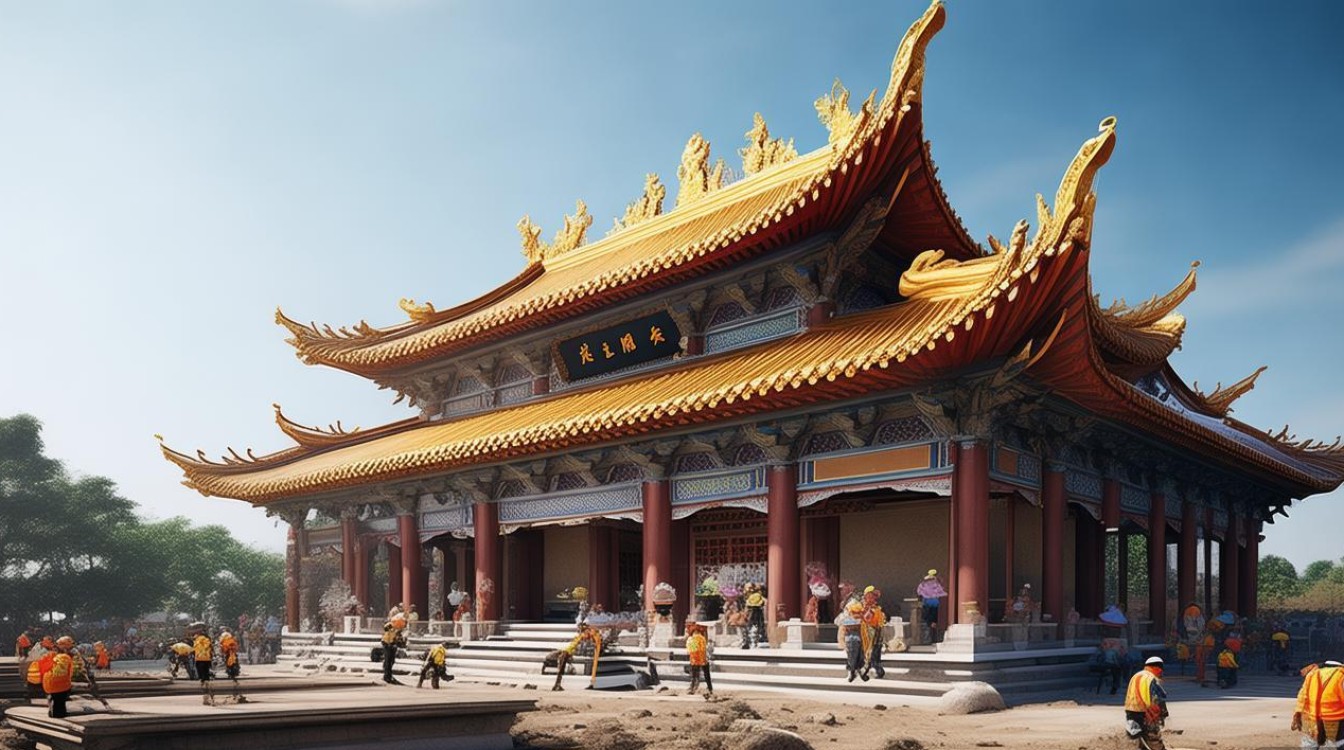 温洲在建的寺庙