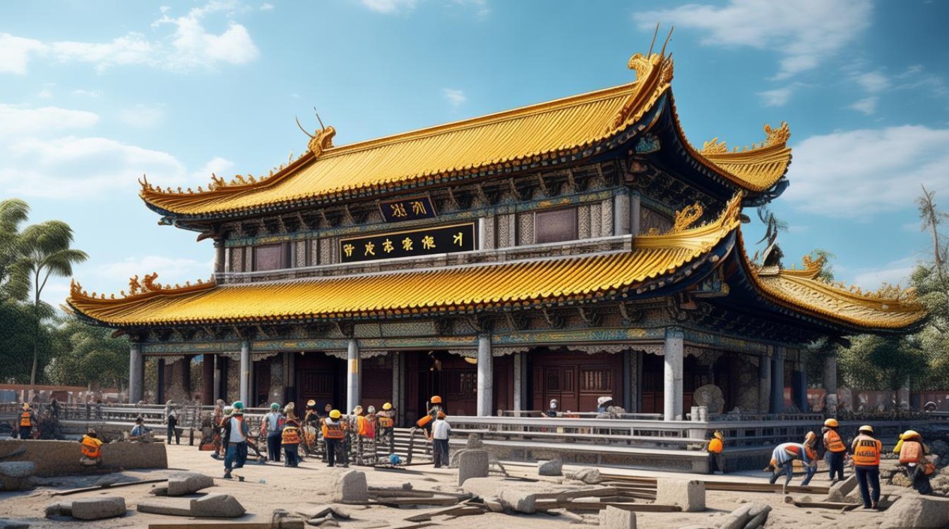 温洲在建的寺庙