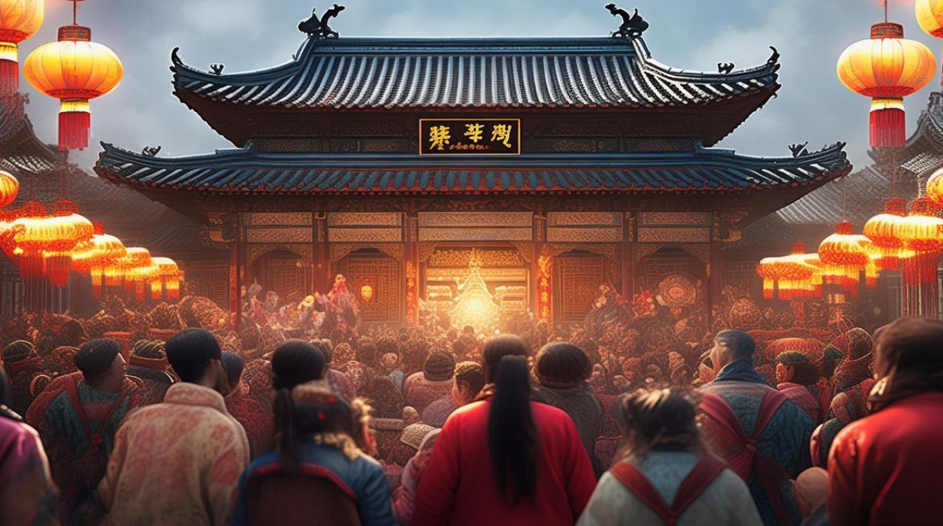 春节时候去寺庙