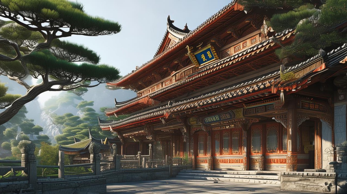 重庆附近山上的寺庙