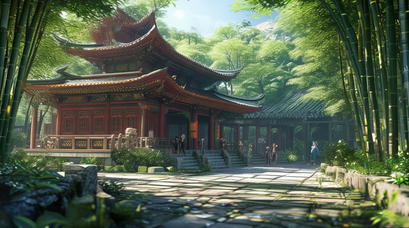 闽侯竹岐附近寺庙