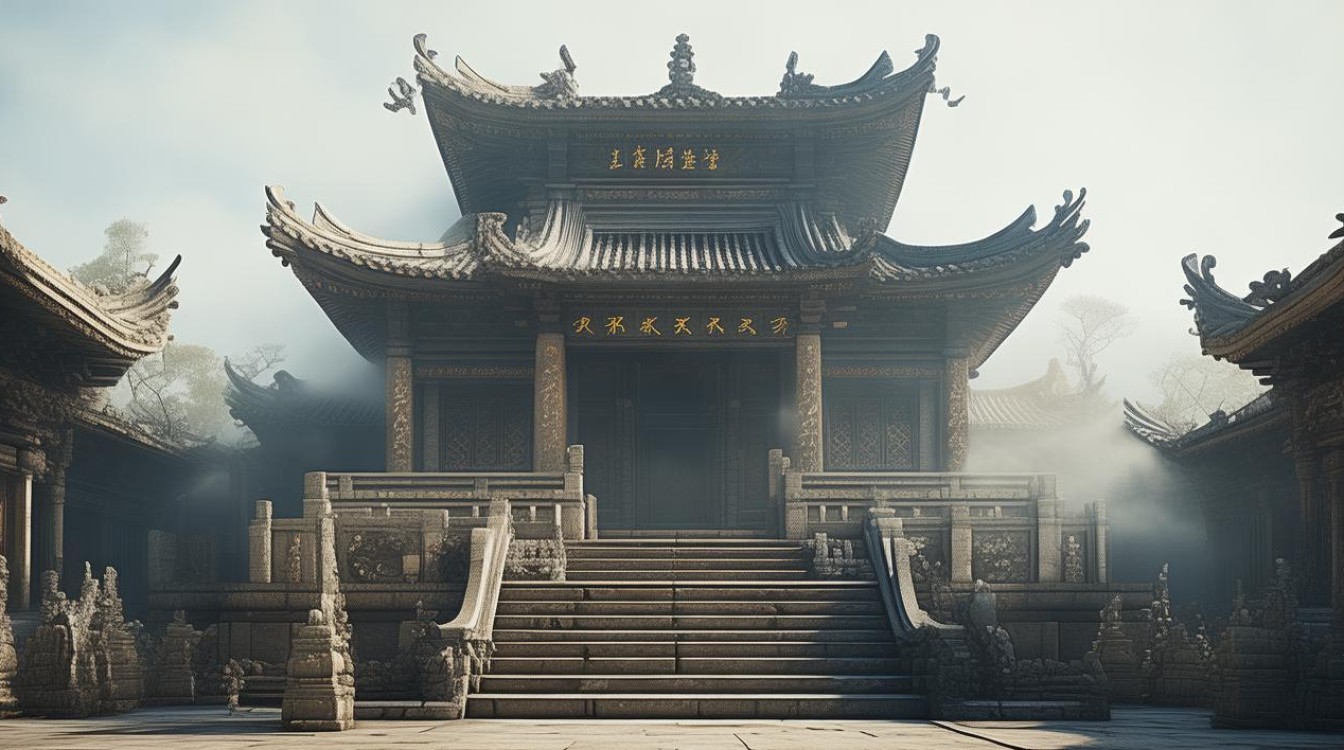寺庙无门云来