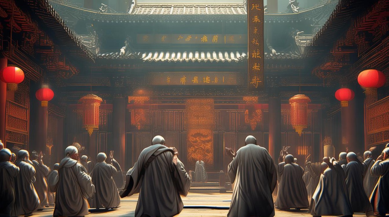 椤严咒寺庙念诵