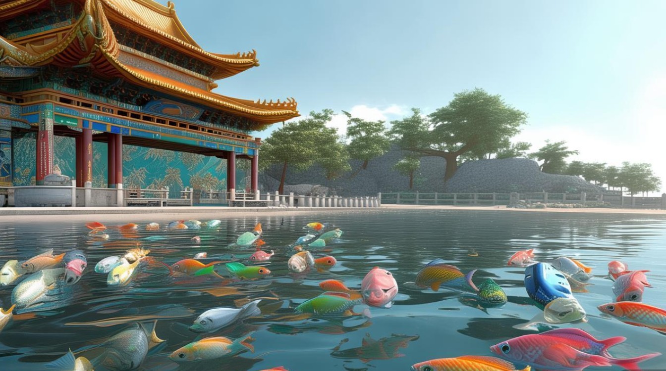 大连放生海鱼寺庙