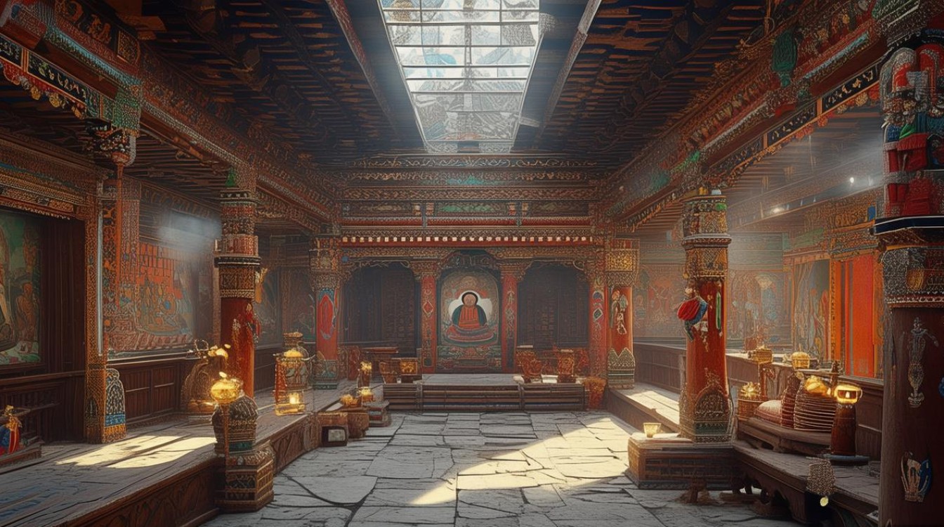 藏族地区寺庙的味道