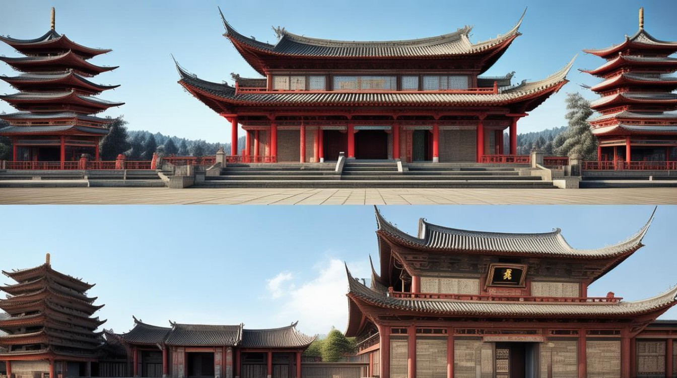 河南和陕西的寺庙
