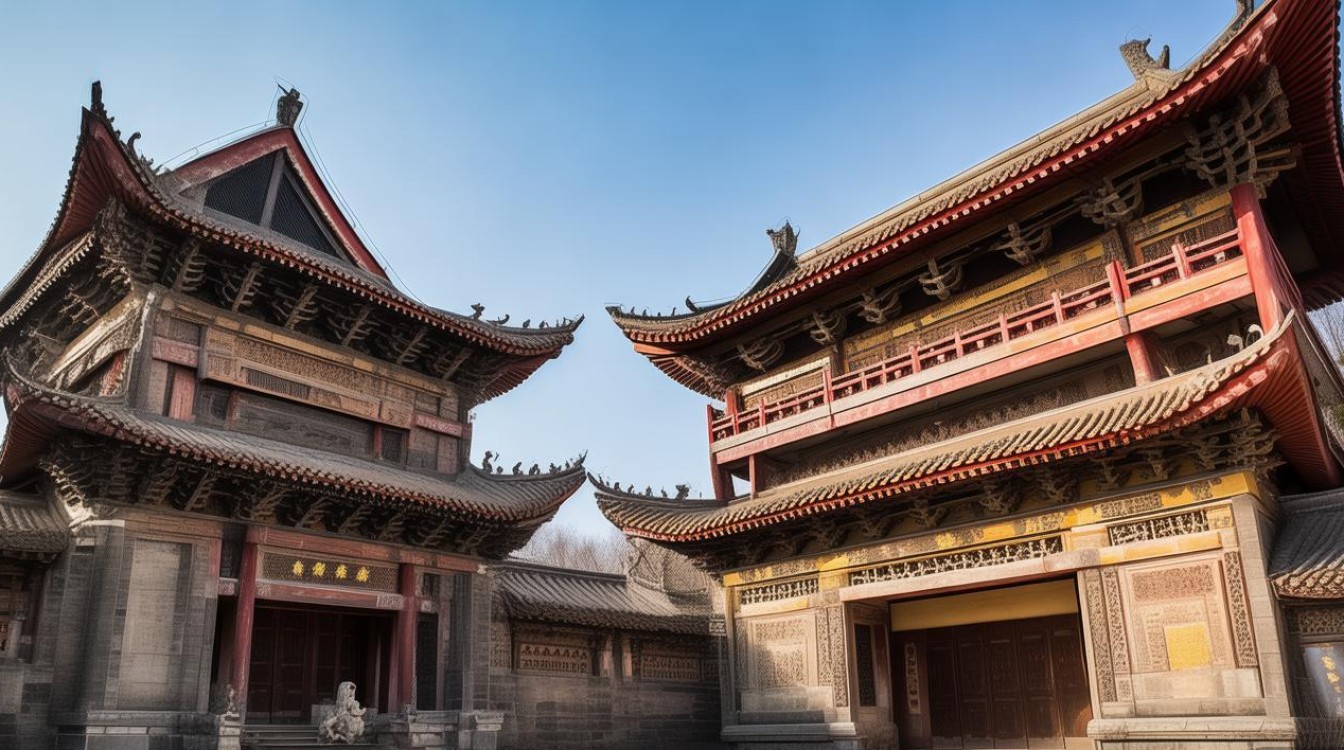 河南和陕西的寺庙