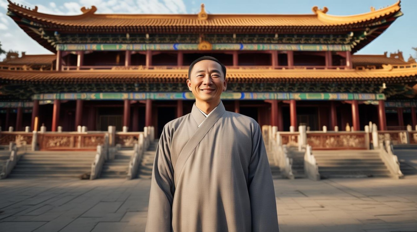 普陀山寺庙和尚