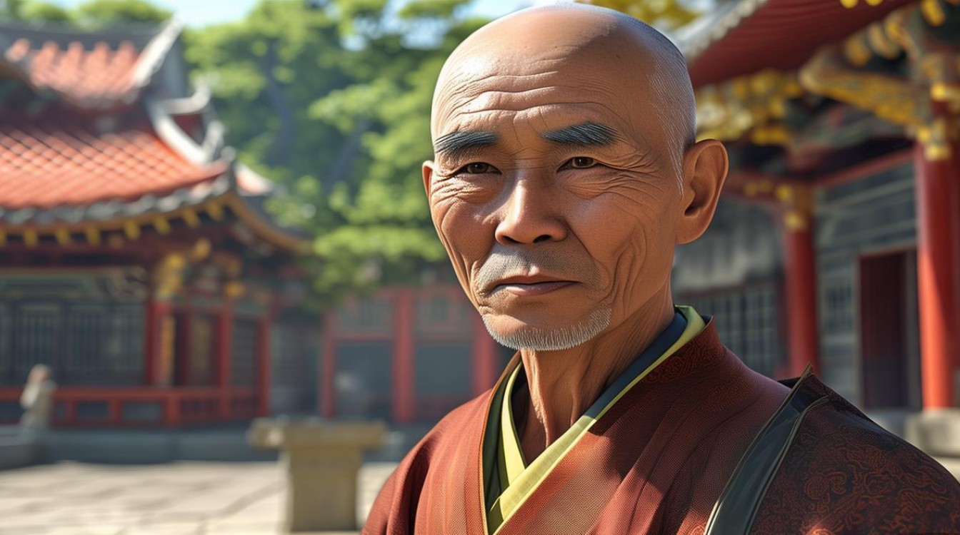 釜托寺 法师