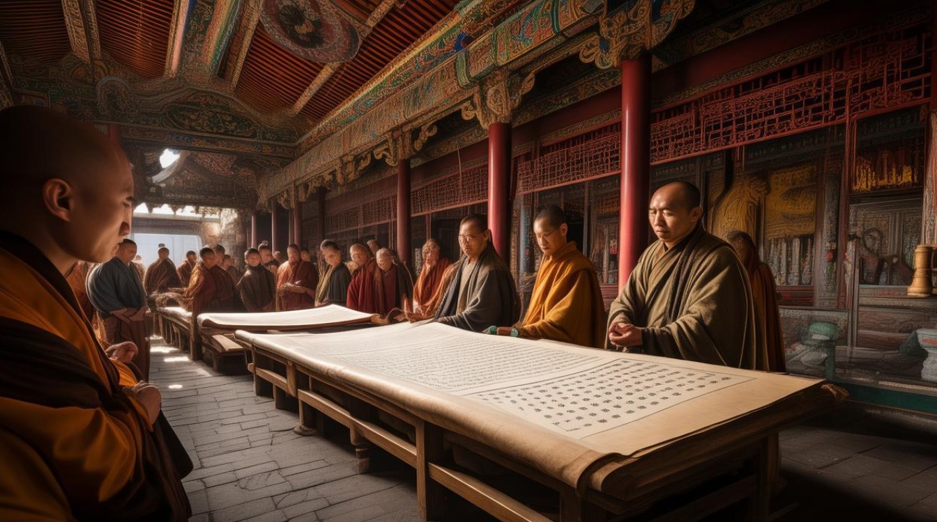 地藏经寺庙读诵