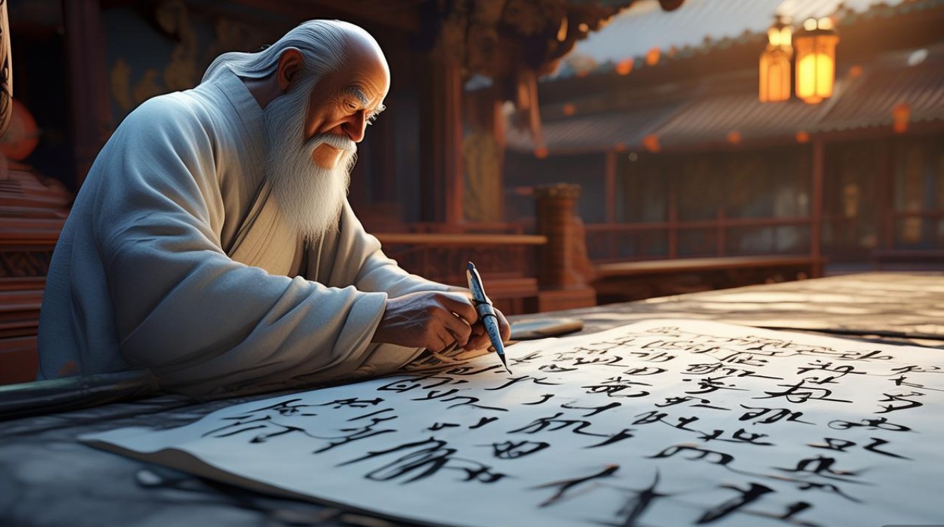 请寺庙方丈提字