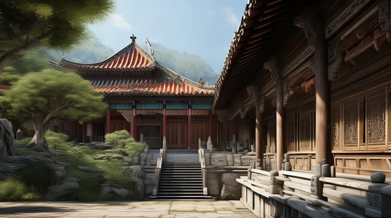 九华山大寺庙