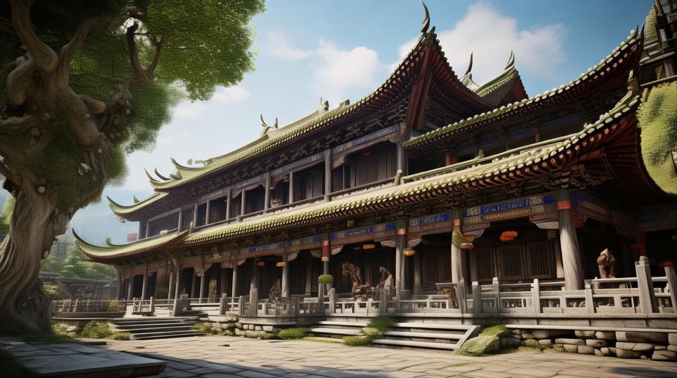 九华山大寺庙