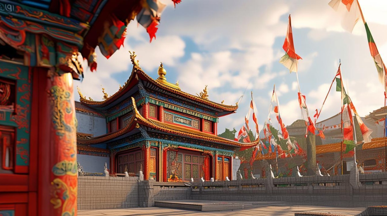 成都祟洲藏传寺庙