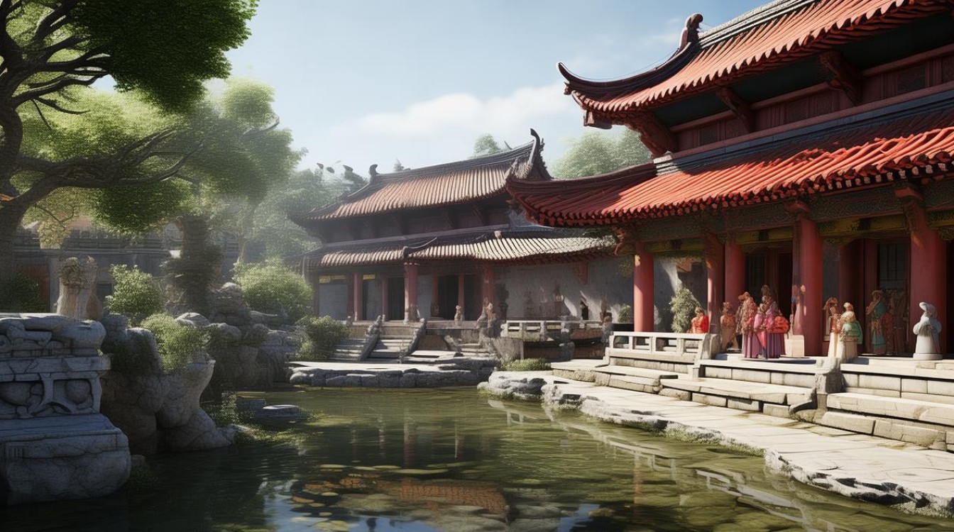 保定市郊的寺庙