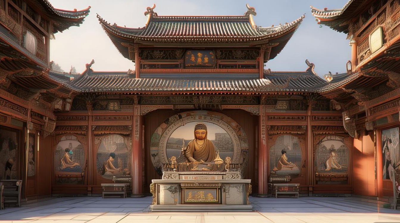 汉传佛教寺庙供奉对象