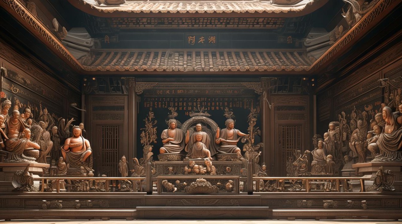 汉传佛教寺庙供奉对象