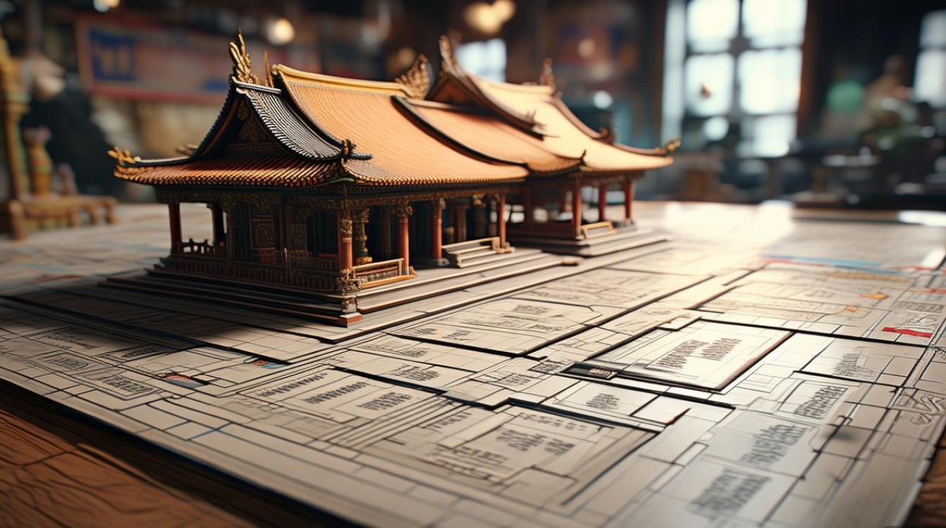 寺庙功能分布图