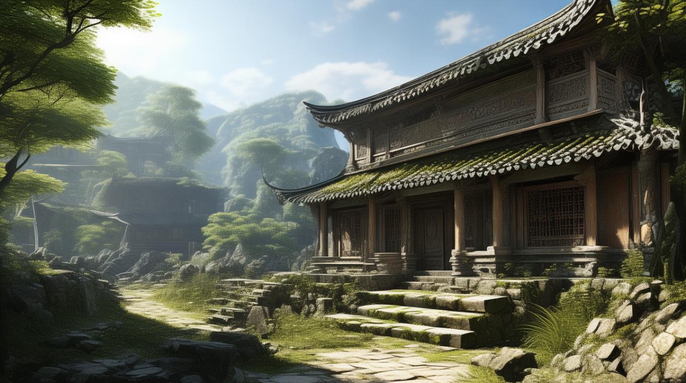 徐州山上废弃的寺庙