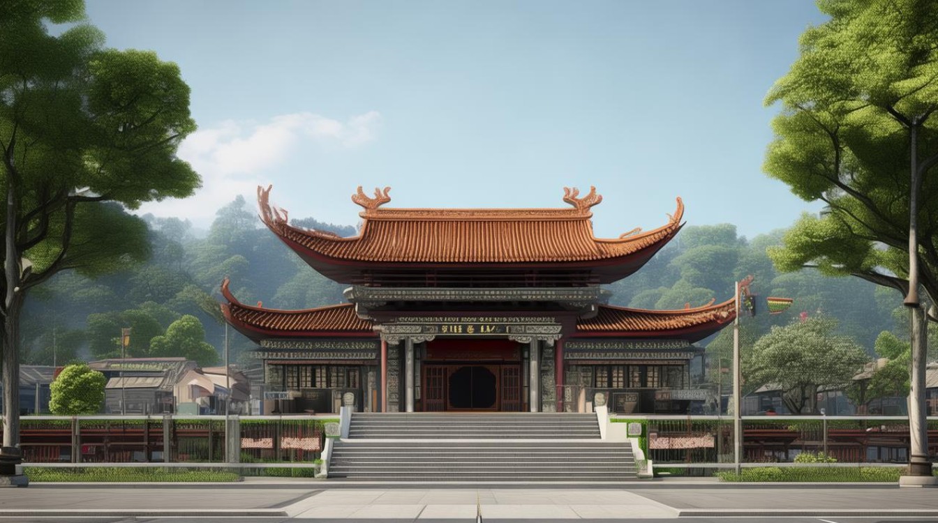 隆回服务区 寺庙