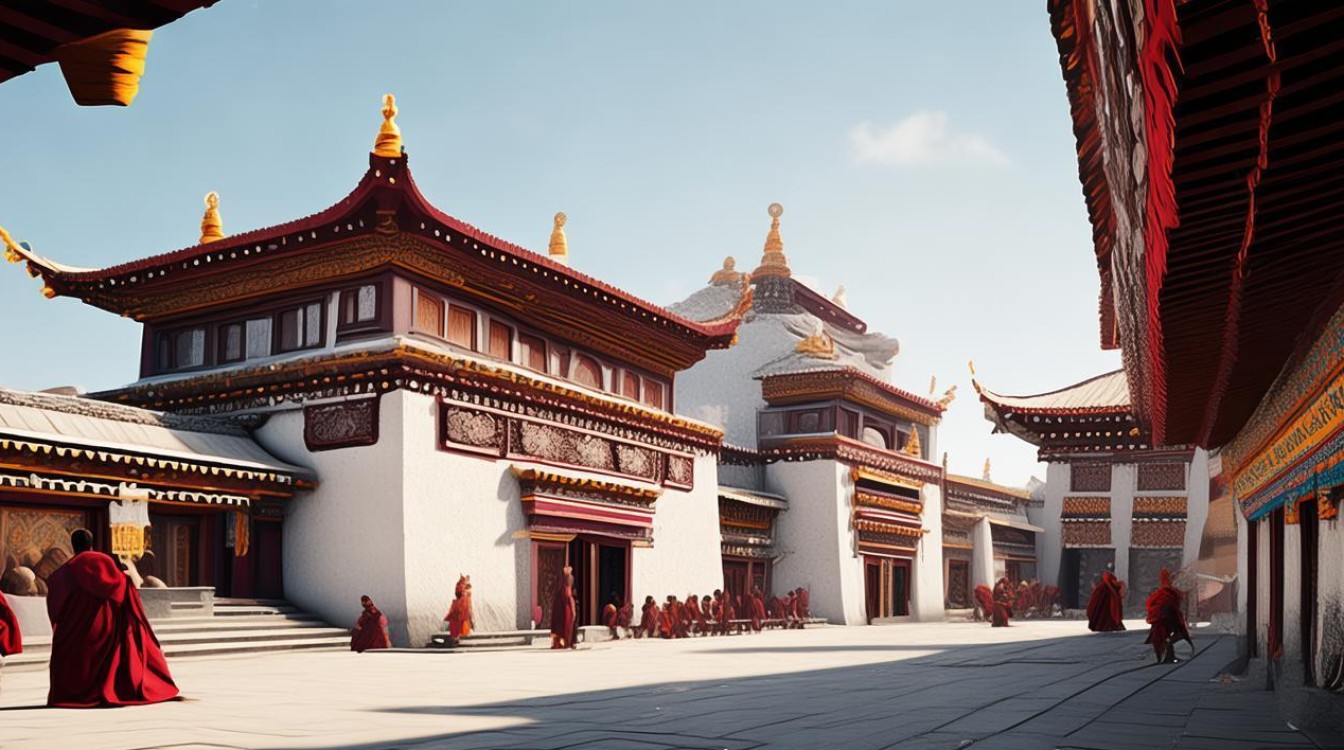拉萨噶举派寺庙