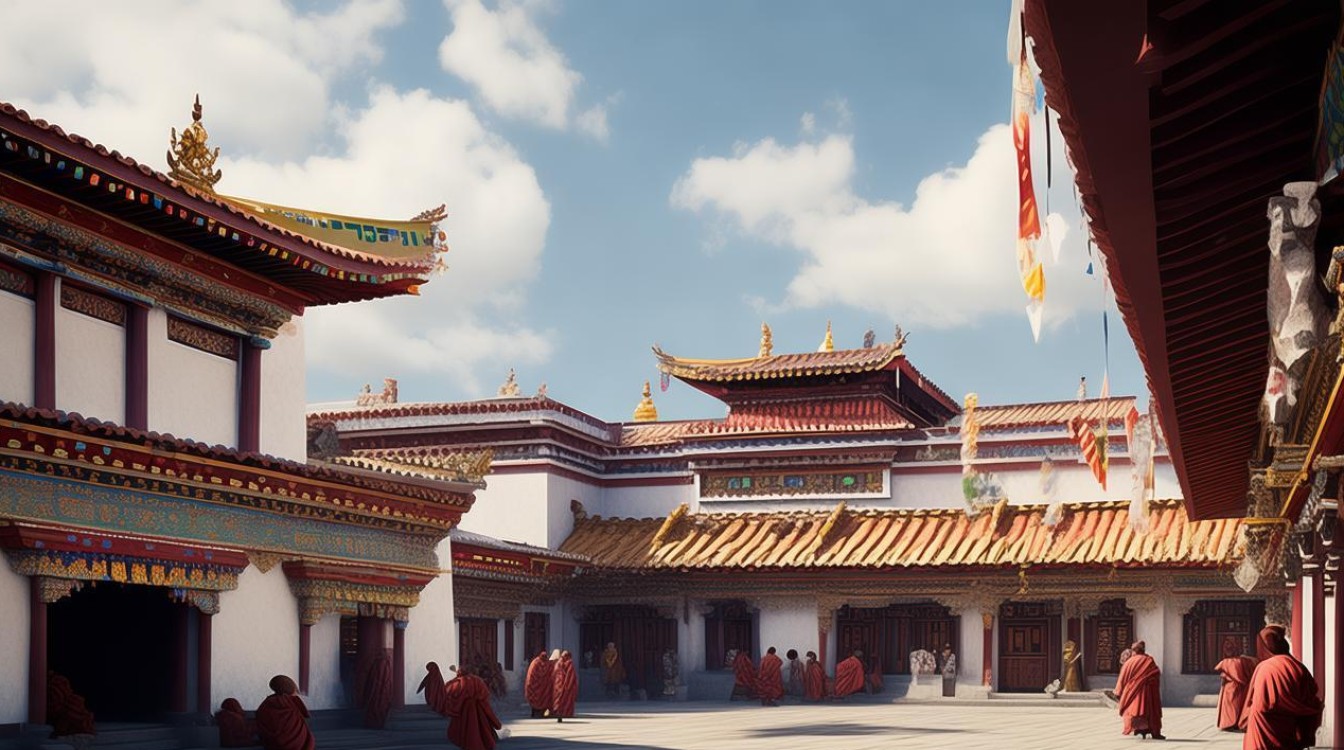 拉萨噶举派寺庙
