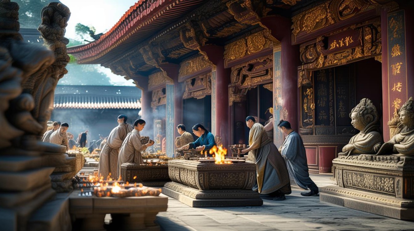 寺庙工作人员