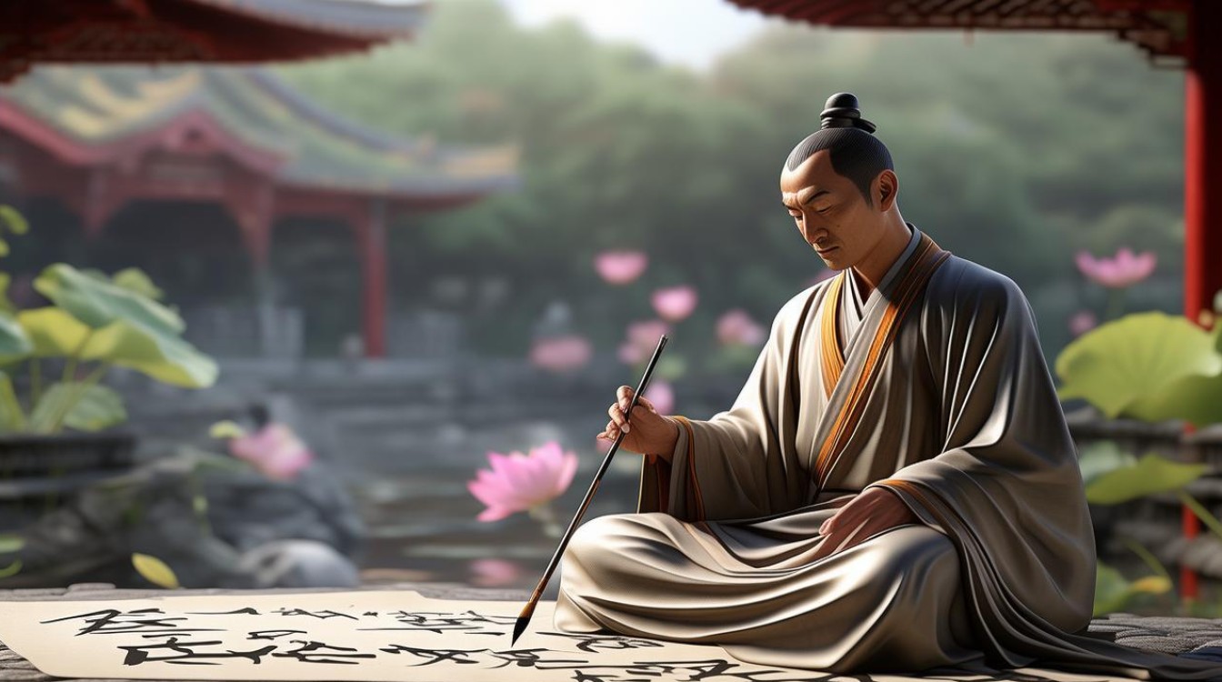 圣忠法师书法