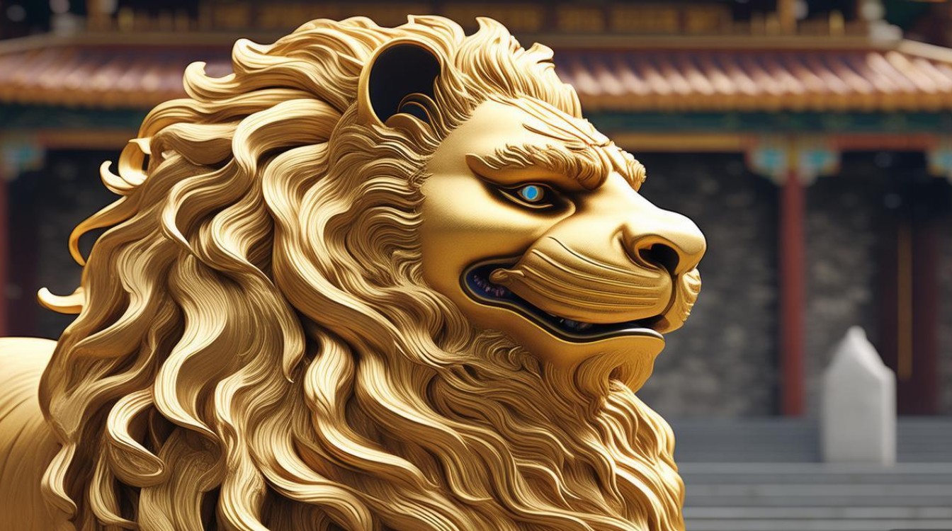 佛教金狮子