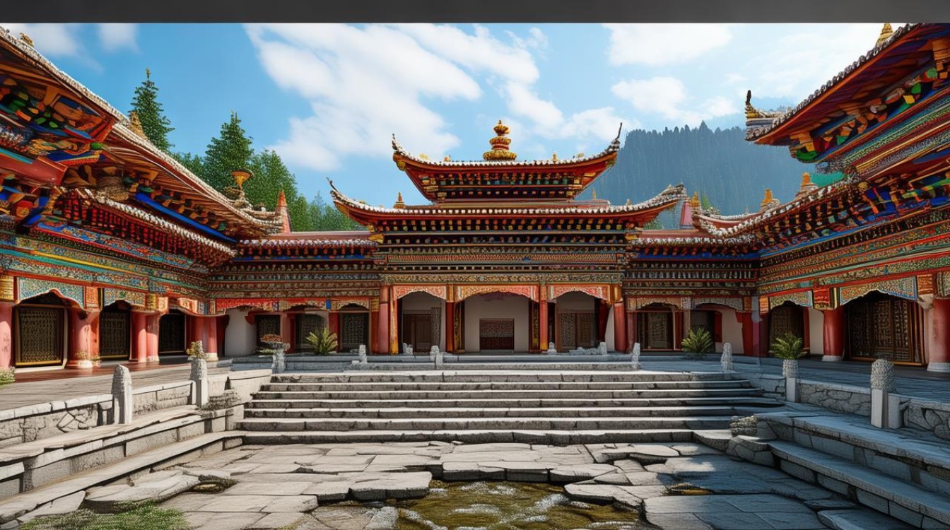 网友拍的甘孜寺庙