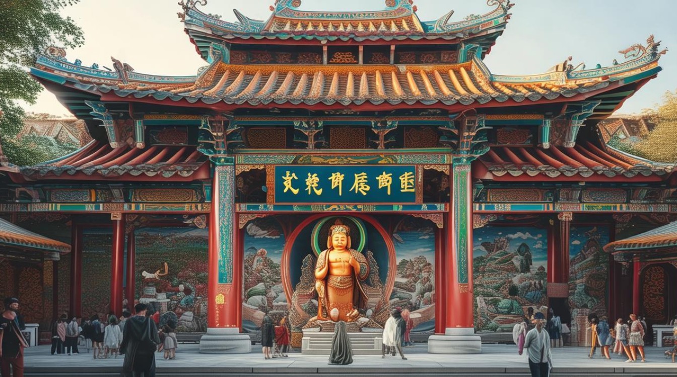 广州供奉文殊菩萨寺庙