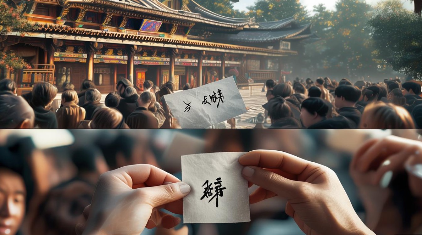 抽签抽到菩萨