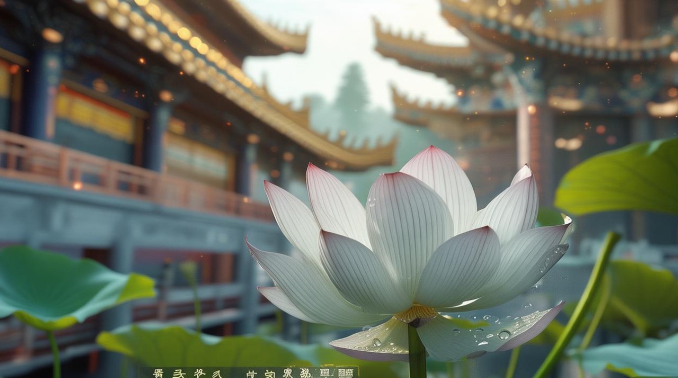 佛教把莲花