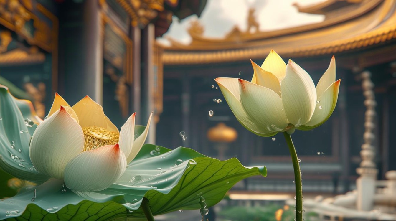 佛教把莲花