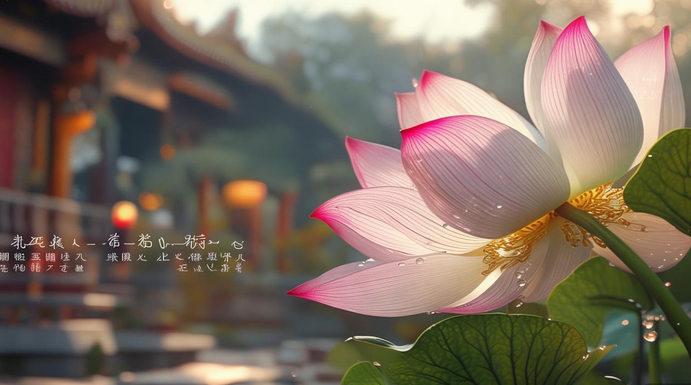 佛教把莲花