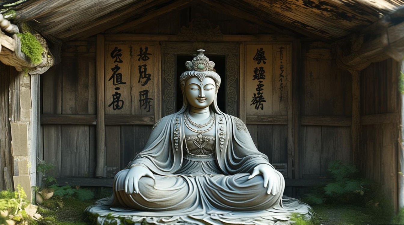 菩萨放在旧屋