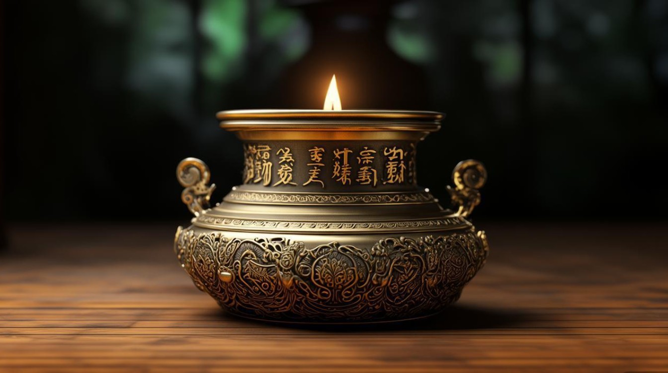 佛教烛台图示