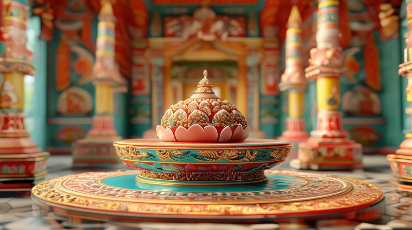 寺庙莲花位展示片