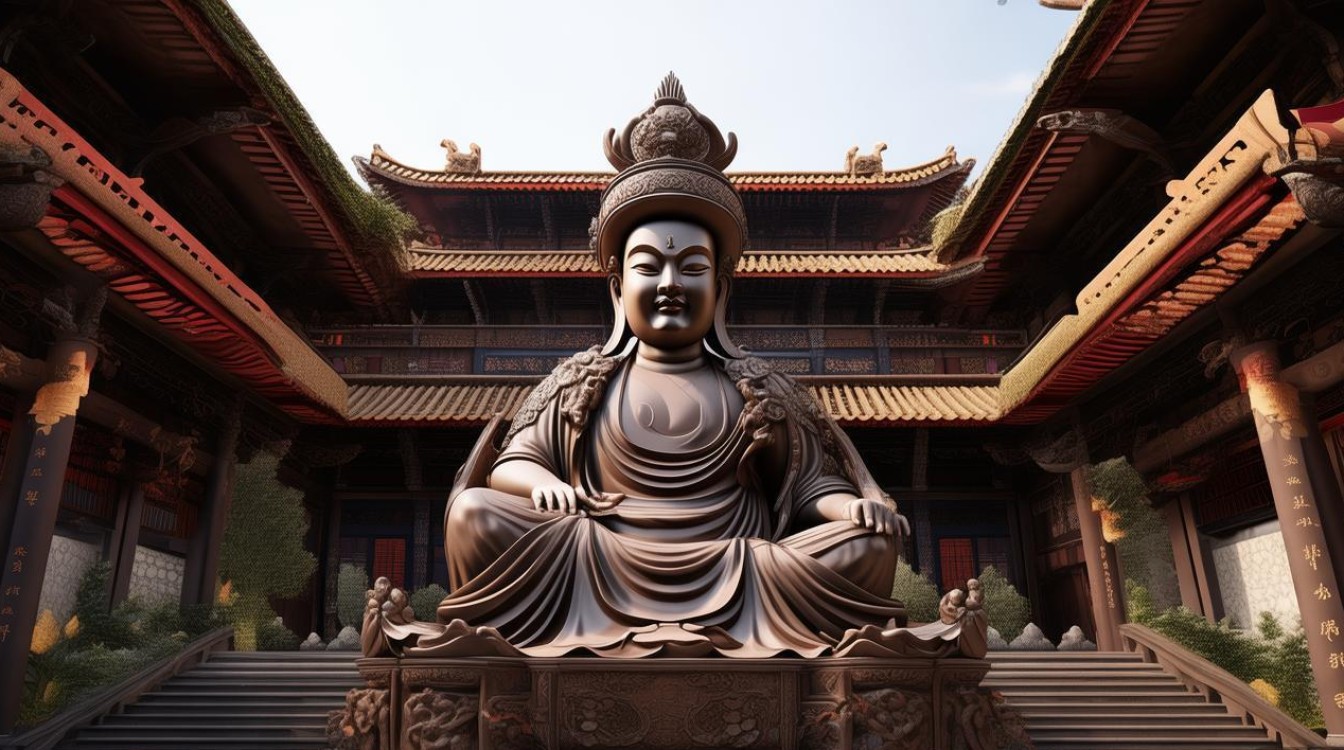 广州神庙韦驮菩萨