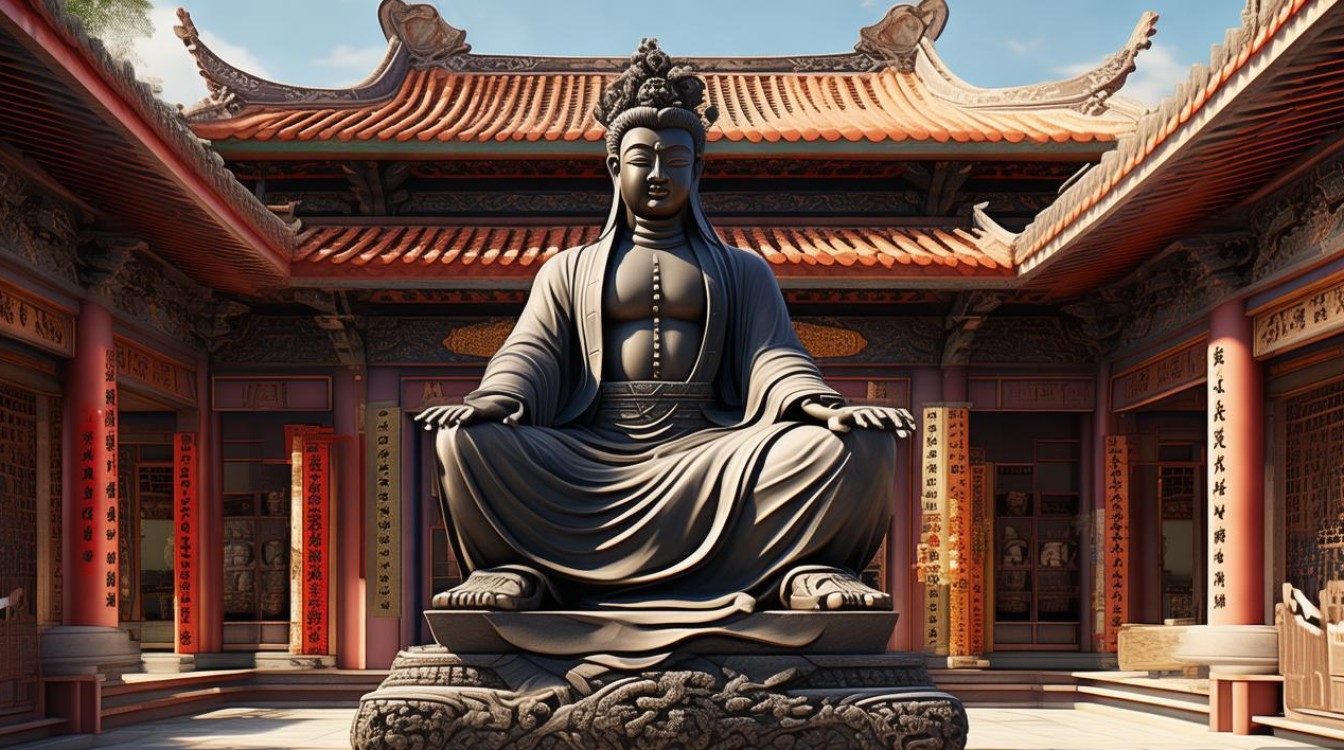 广州神庙韦驮菩萨