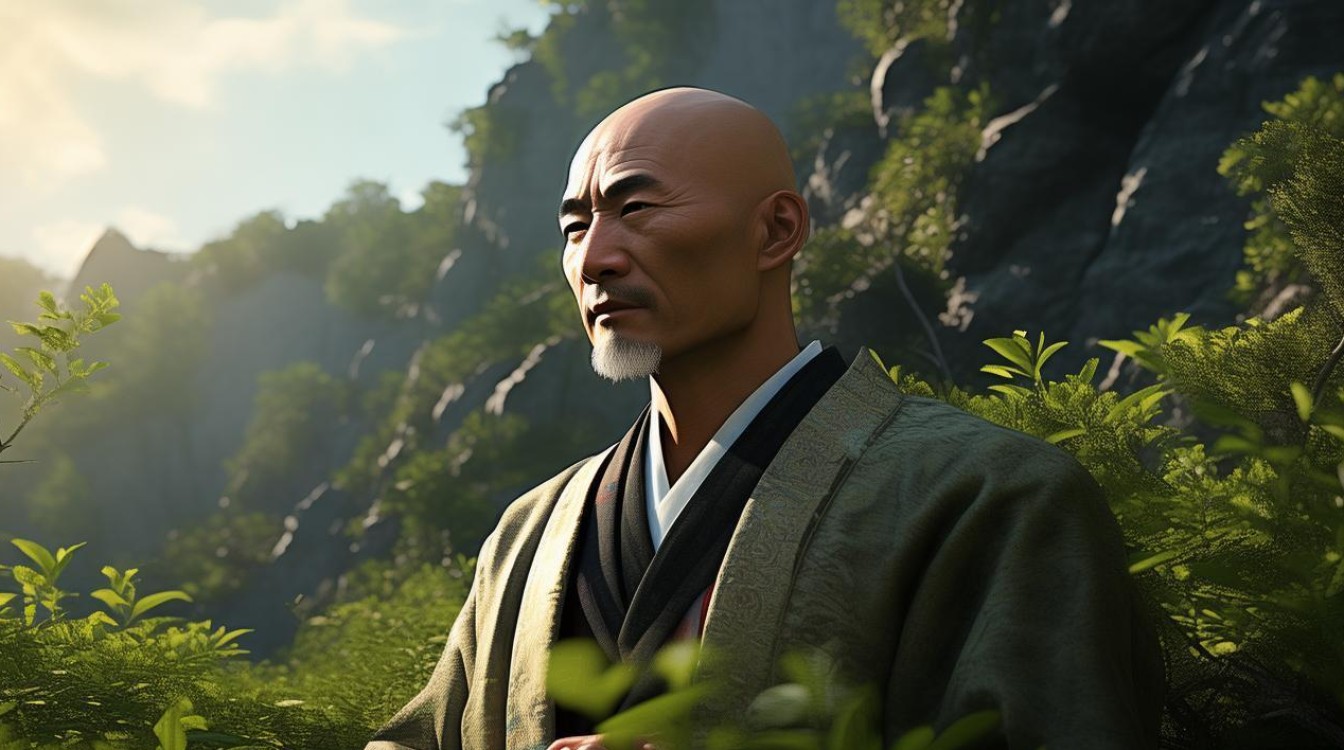持松法师 灵岩山