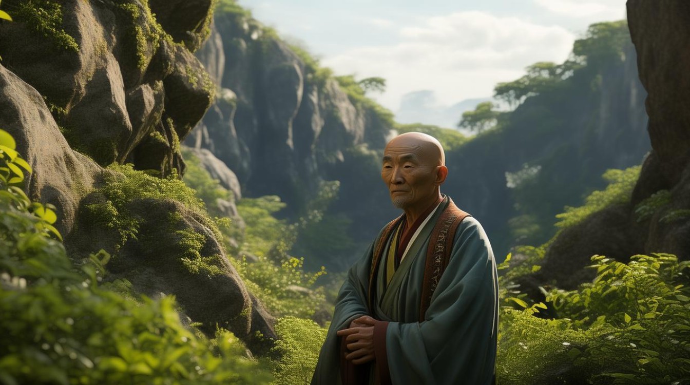持松法师 灵岩山