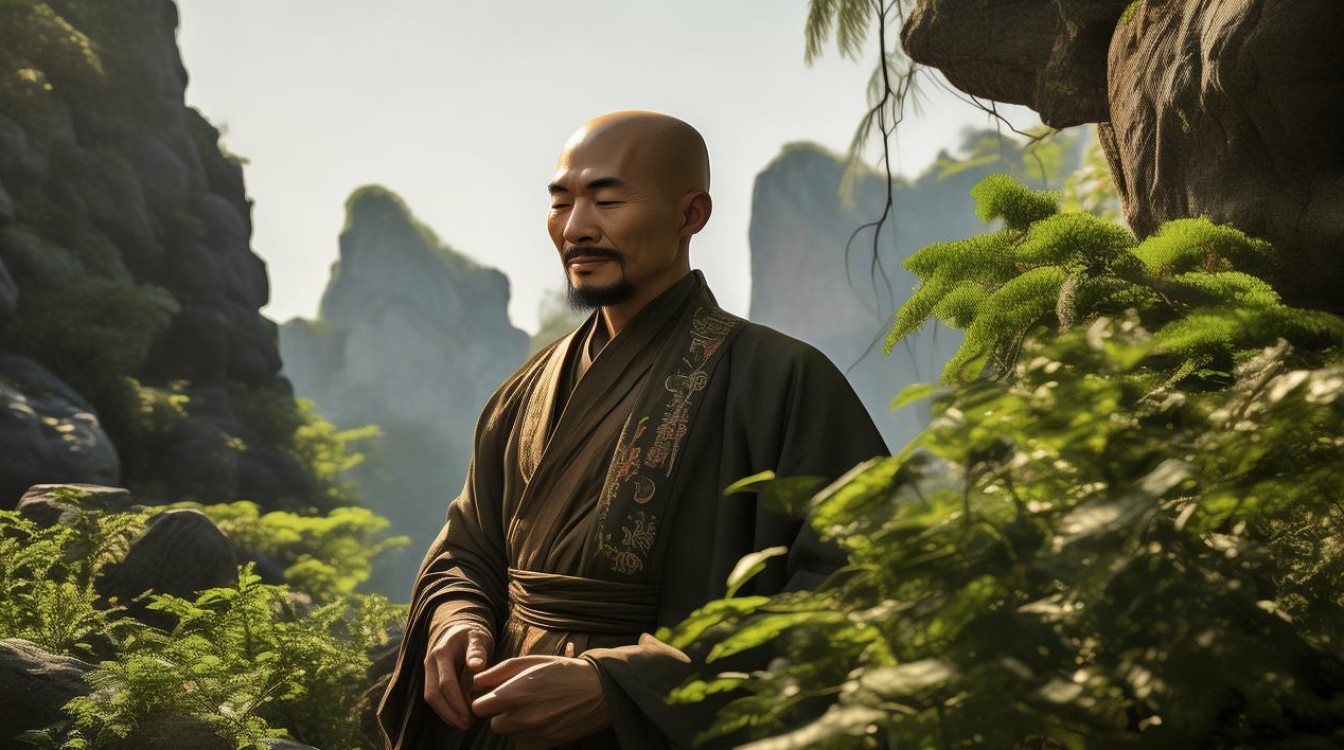 持松法师 灵岩山