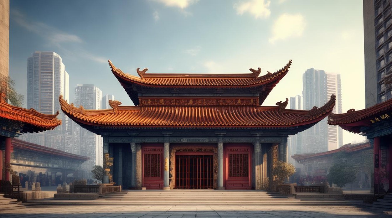 郑州大上海后边寺庙