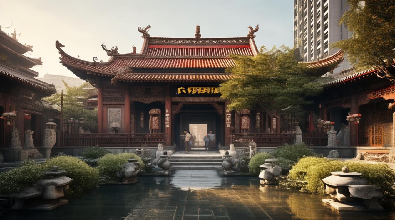 郑州大上海后边寺庙