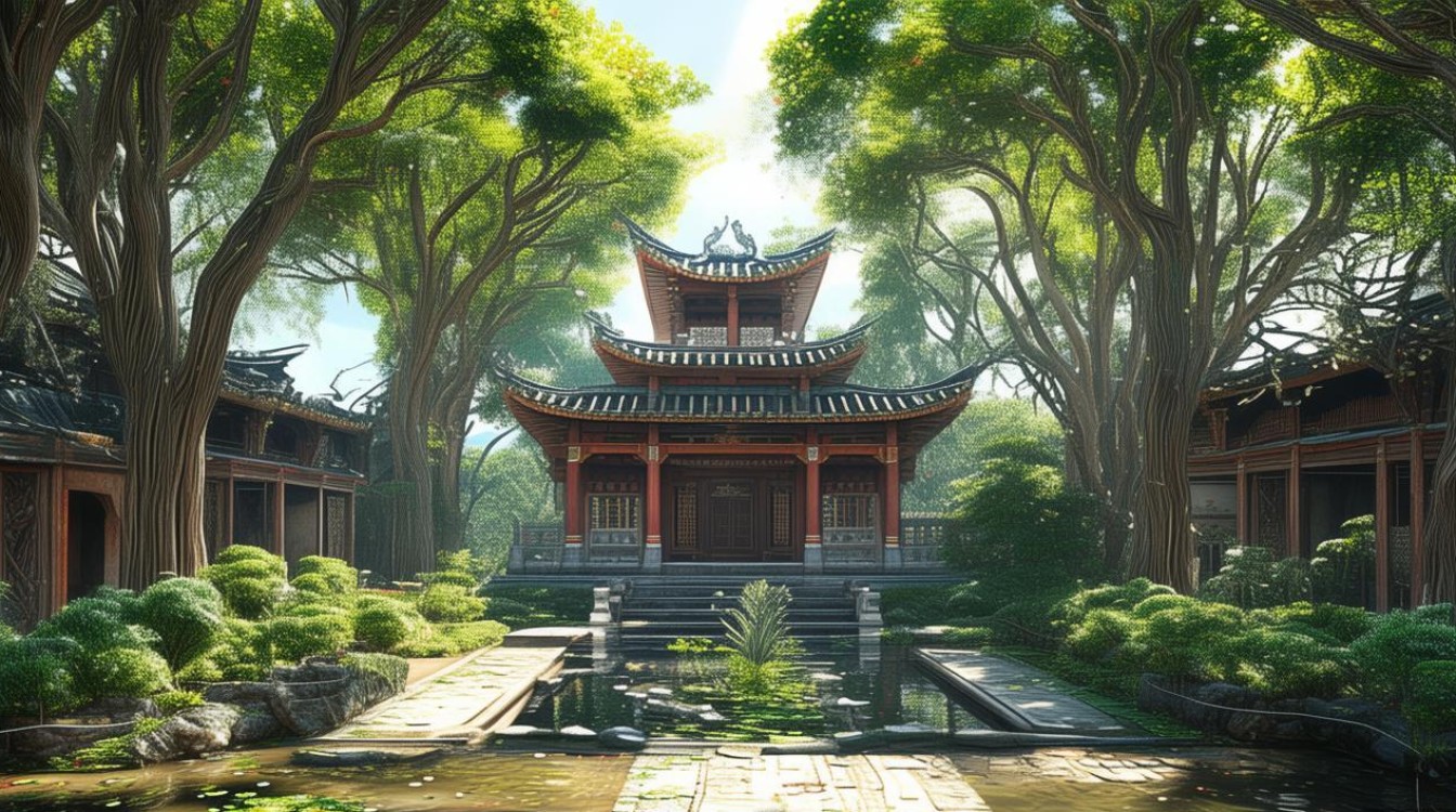 宜秀区寺庙绿化