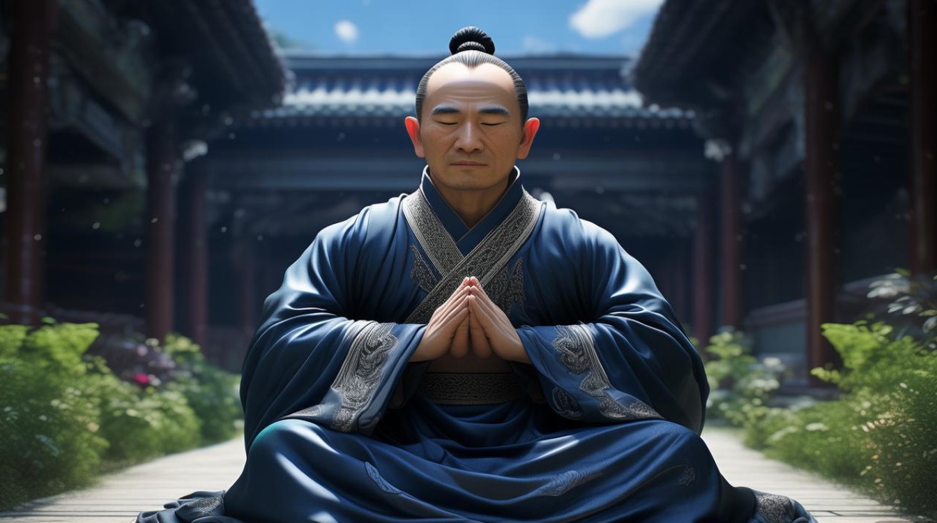 净界法师 磕头