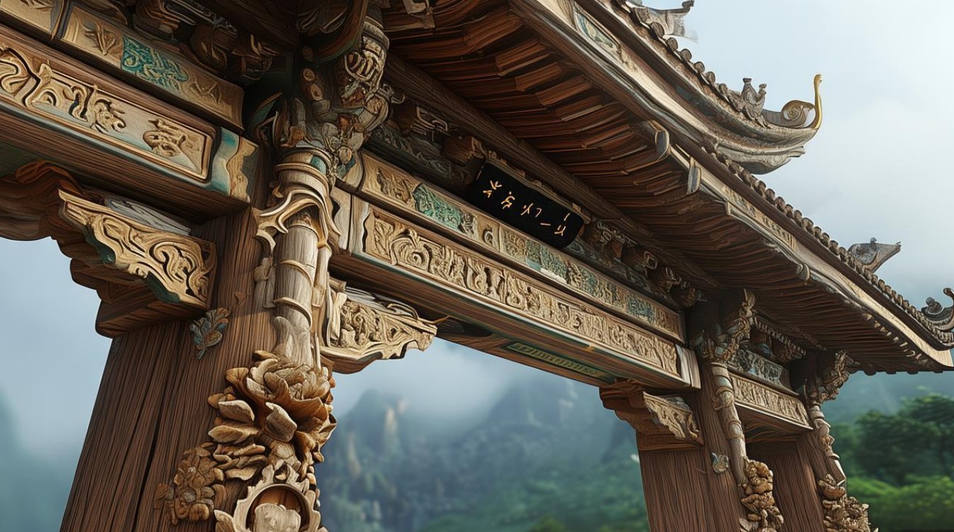 佛教建筑山门